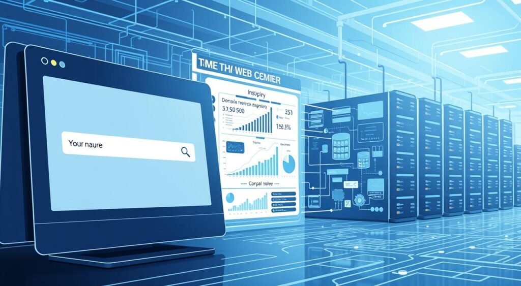 أداة البحث عن قاعدة بيانات النطاقات